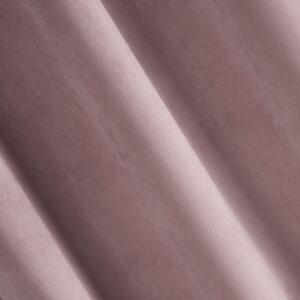 Dekorační velvet závěs s kruhy PIERRE CARDIN 140x250 cm tmavě růžová, (cena za 1 kus) MyBestHome