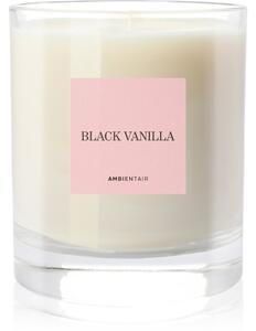 Ambientair COLOURS Black Vanilla vonná svíčka 200 g