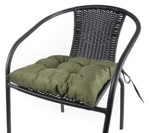 Zahradní prošívaný sedák na židli TRENTO zelená 42x42 cm Mybesthome