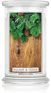 Kringle Candle Classic Balsam & Cedar vonná svíčka 623 g