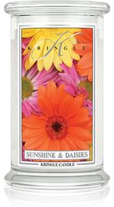 Kringle Candle Classic Sunshine & Daisies vonná svíčka 623 g
