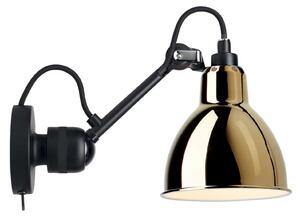 DCW éditions Lampe Gras N°304 E14 nástěnné svítidlo s vypínačem Na těleZlatáOvál