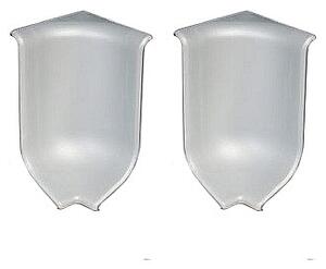 Soklový profil 40 mm (samolepící) Ukončení L + P 2 ks