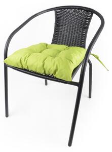 Zahradní prošívaný podsedák na židli TRENTO color 19 limonka 42x42 cm Mybesthome