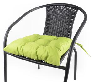 Zahradní prošívaný sedák na židli TRENTO limetka 42x42 cm Mybesthome