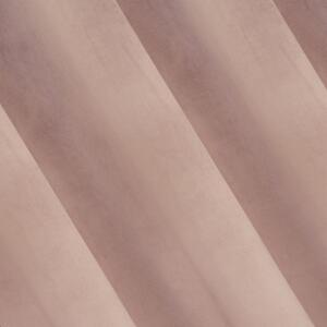 Dekorační vzorovaný velvet závěs PADOVA pudrová růžová, 140x250 cm, (cena za 1 kus) MyBestHome