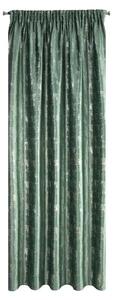 Dekorační vzorovaný závěs s řasící páskou TAMARA zelená, 140x270 cm (cena za 1 kus) MyBestHome