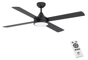 Eglo 35085 - LED Stmívatelný stropní ventilátor TRINIDAD LED/20W/230V + DO černá