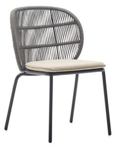 Vincent Sheppard Jídelní židle Kodo, Vincent Sheppard, rám hliník barva dle vzorníku, výplet lanko barva dle vzorníku, bez sedáku