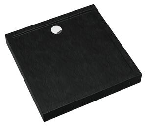 Schedpol Competia New čtvercová sprchová vanička 80x80 cm černá 3.4830/C/ST