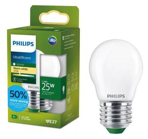 LED Žárovka ULTRAEFFICIENT Philips P45 E27/1,2W/230V 2700K