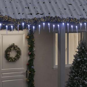 VidaXL Vánoční rampouchové světlo 200 LED diod 20 m akryl PVC [356229] Barva: Studená bílá