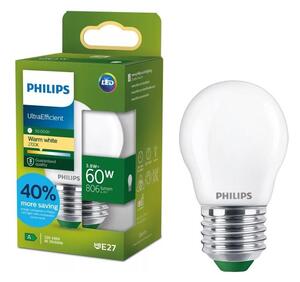 LED Žárovka ULTRAEFFICIENT Philips P45 E27/3,8W/230V 2700K