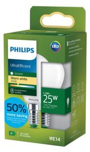 LED Žárovka ULTRAEFFICIENT Philips P45 E14/1,2W/230V 2700K