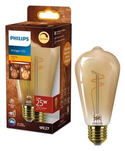 LED Stmívatelná žárovka VINTAGE Philips ST64 E27/3,1W/230V 1800K