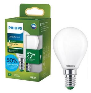 LED Žárovka ULTRAEFFICIENT Philips P45 E14/1,2W/230V 2700K