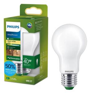 LED Stmívatelná žárovka ULTRAEFFICIENT Philips A60 E27/2,3W/230V 2700K