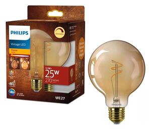 LED Stmívatelná žárovka VINTAGE Philips G95 E27/3,1W/230V 1800K