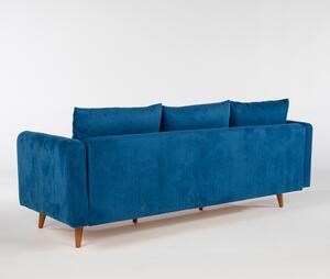 Atelier del Sofa 3-místná pohovka Sofia - Dark Blue, Tmavá Modrá