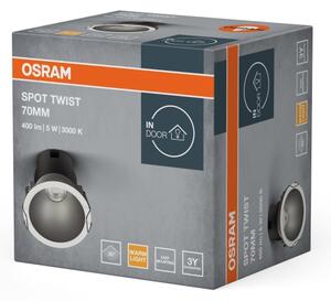 Osram - LED Podhledové svítidlo SPOT TWIST LED/5W/230V pr. 7 cm bílá/stříbrná