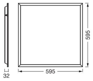 Osram - LED Panel podhledový PANEL ESSENTIAL LED/50W/230V 60x60 cm bílá