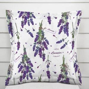 Biante Dekorační povlak na polštář s lemem PML-084 Lavender 30 x 50 cm