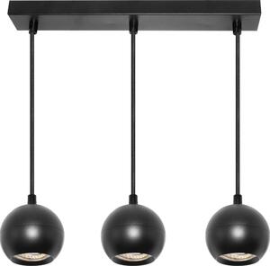 Osram - Lustr na lanku SPOT SPHERAL 3xGU10/6W/230V černá