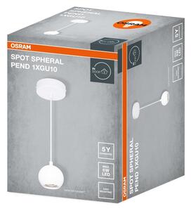 Osram - Lustr na lanku SPOT SPHERAL 1xGU10/6W/230V bílá