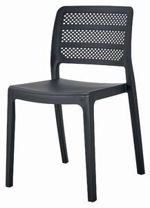 Černá plastová židle PAGI