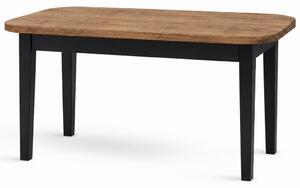 Stima Stůl FORTE II. 150x85 + 40 cm dub kansas černá