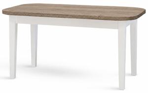 Stima Stůl FORTE II. 150x85 + 40 cm borneo bílá
