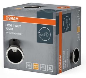 Osram - LED Podhledové svítidlo SPOT TWIST LED/5W/230V 3000K pr. 7 cm bílá/černá