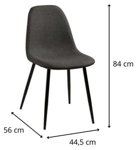 Actona Jídelní set Wilma dub divoký/černý