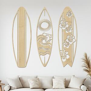 Dřevěný obraz SURF ALOHA Zvolte barvu dekoru: Javor | Rozměry (cm): 64x60