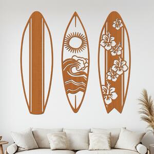 Dřevěný obraz SURF ALOHA Zvolte barvu dekoru: Třešeň | Rozměry (cm): 64x60