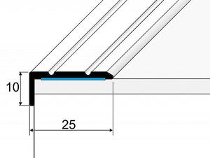 Schodový profil 25 x 10 mm (samolepící) Zlato E00
