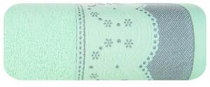 Bavlněný froté ručník s bordurou SAMOA 50x90 cm, mátová, 450 gr Mybesthome