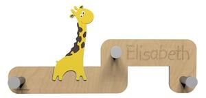 Dětský designový nástěnný věšák CalleaDesign žirafa 55cm