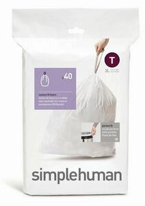Simplehuman Sáčky do odpadkového koše T 3 l, 40 ks