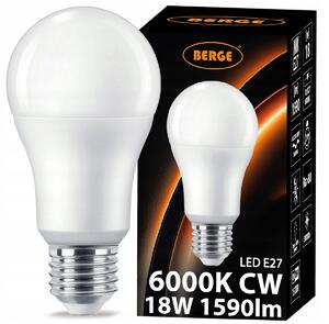 LED žárovka MILIO - E27 - A80 - 18W - 1540Lm - studená bílá BERGE