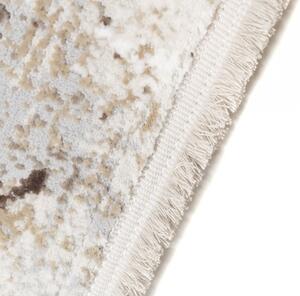 Krémový designový vintage koberec s abstraktním vzorem Šířka: 80 cm | Délka: 150 cm