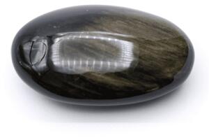 Obsidián zlatý - oválek cca 3.5 cm