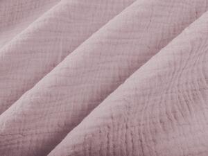 Biante Mušelínový povlak na polštář MSN-008 Pastelově fialkový 45 x 45 cm