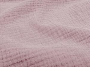 Biante Mušelínový povlak na polštář MSN-008 Pastelově fialkový 70 x 90 cm