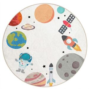 Pratelný dětský hrací koberec ø120 cm Space Trip – Mila Home