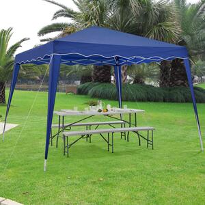 Zahradní pavilon Vivara 3 x 3 m modrý s přenosným obalem