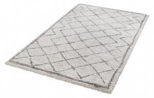 Mint Rugs - Hanse Home koberce Kusový koberec Grace 102599 Bílá, Šedá, Béžová - 120x170 cm