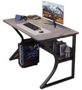 Herní stůl kvalitní psací stůl šedý 140x60x75 cm OTC-G2