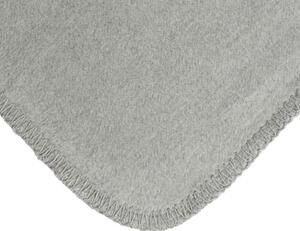 NEW BABY Dětská bavlněná deka šedá Bavlna 75x100 cm