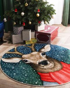 Vánoční koberec ⌀ 140 cm EREGLI